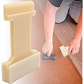 Terixe 4-in-1 Laminate Flooring Tools - Nylon Tapping Block Kit for Laminate Plank and Wood Flooring Installation, Inclined, Barb, U, V, L Slots