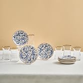KARACA Mare Turkish Tea Set for 6 People &ndash; 12 Piece Glass Tea Glasses &amp; Saucers Set, 170 ml Clear Traditional Turkish Tea Cups, Elegant Tea Service