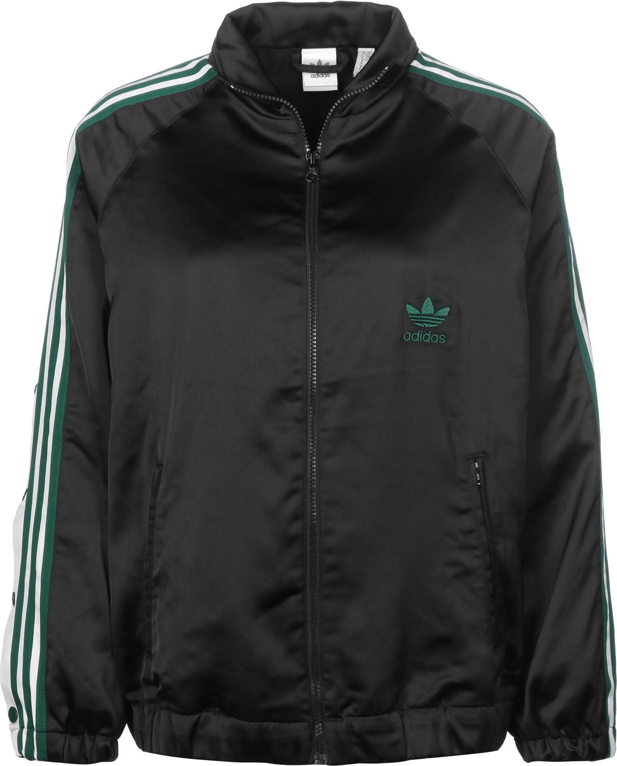 adidas track top satin
