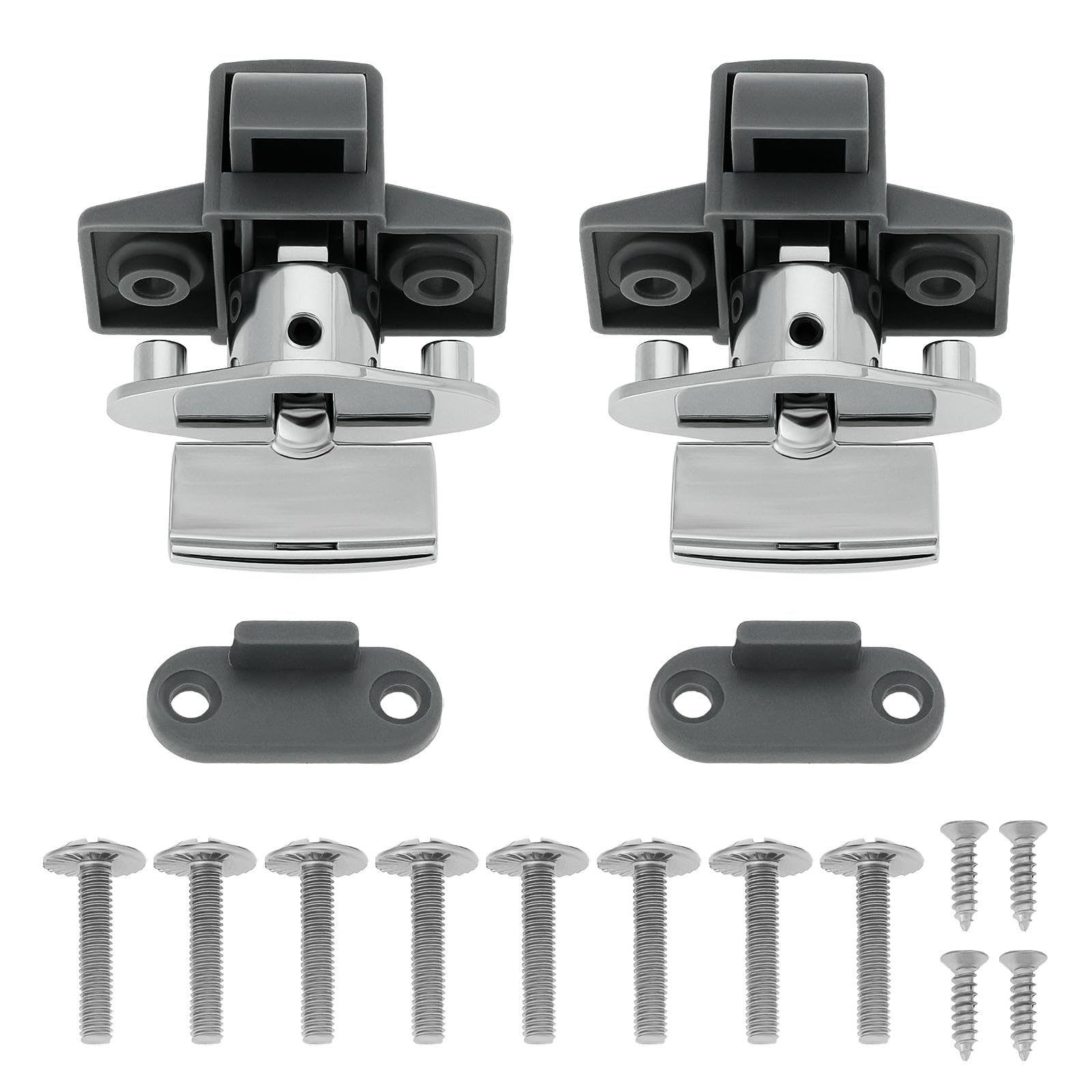 The Lord of the Tools 2 Sets Caravan RV Cupboard Drawer Lock Or Locker Door Release Catch Replacement Set Compatible with Elddis Compatible with Compass Caravans