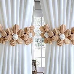 SRG Sunflower Curtain Tiebacks-2 Pack | Curtain