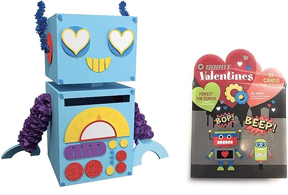 robot valentine's box
