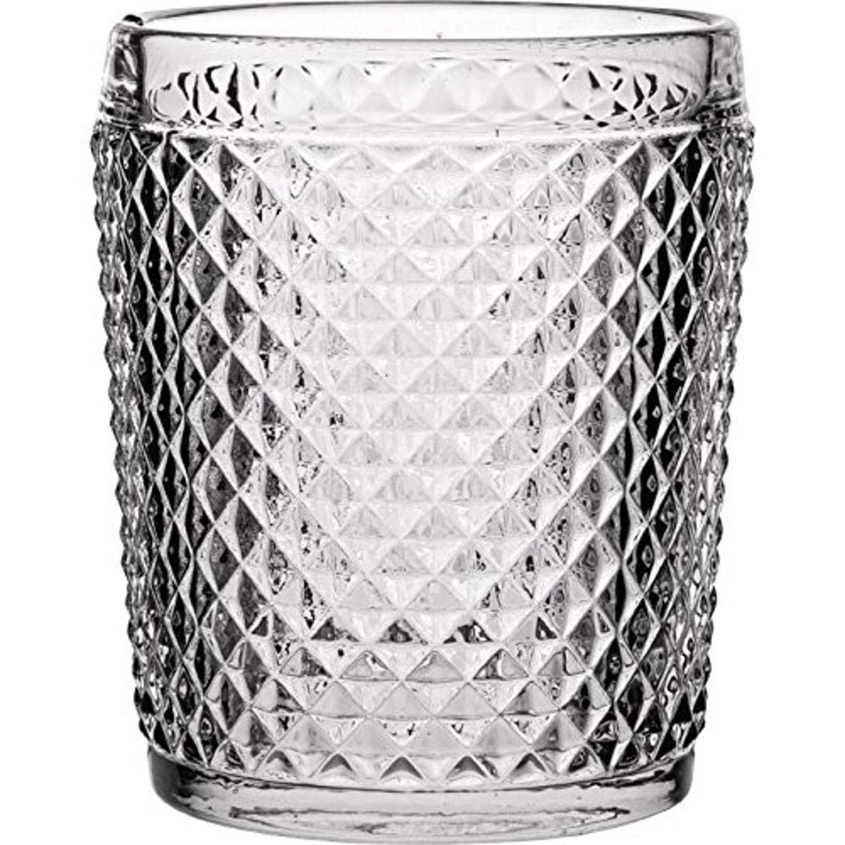 Utopia Dante Double Old Fashioned Tumblers 12oz 340ml, R90096--B01006, Pack of 6, Transparent, 6 Count (Pack of 1)