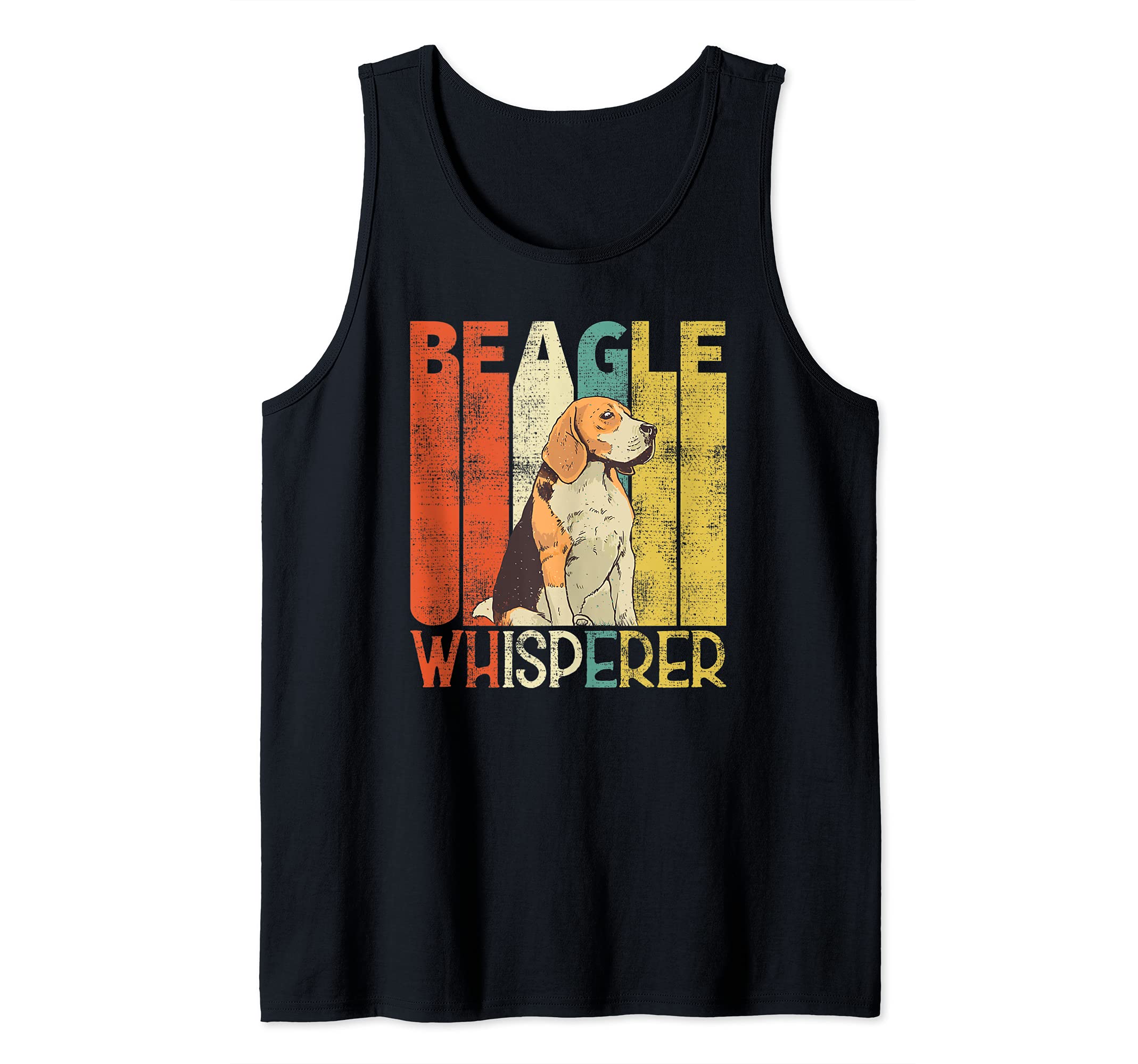 Vintage Beagle Whisperer Retro Dogs Tank Top