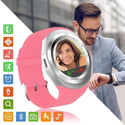 Tipmant Reloj Inteligente Mujer Hombre SN05 Smartwatch Pantalla ...