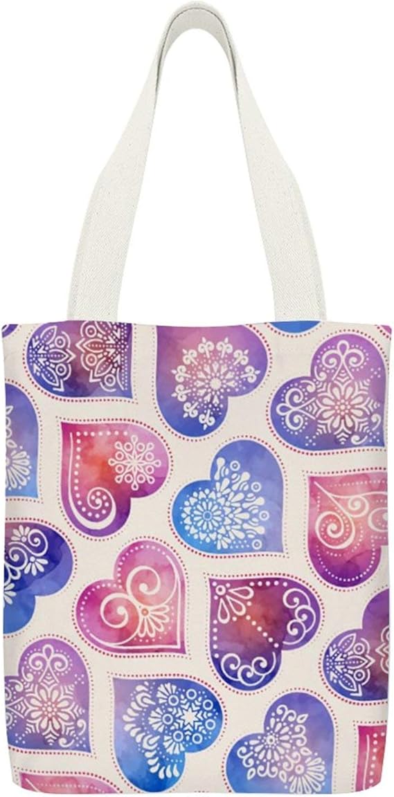 Amazon トートバッグ マンダラ 花柄 キャンバスバッグ ズックバッグ 手提げ エコバッグ かわいい 大容量 肩掛けバッグ 通学 出掛けバッグ 作業バッグ 軽量 多機能 男女兼用 可愛い 収納 便利 ビジネス カジュアル 内側ファスナーポケット付き トートバッグ
