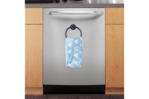 Magnetic Towel Holder for Refrigerator, Magnet Towel Ring Hand Towel Bar Hook Hanger for Fridge, Kitchen Dishwasher, Stove, O