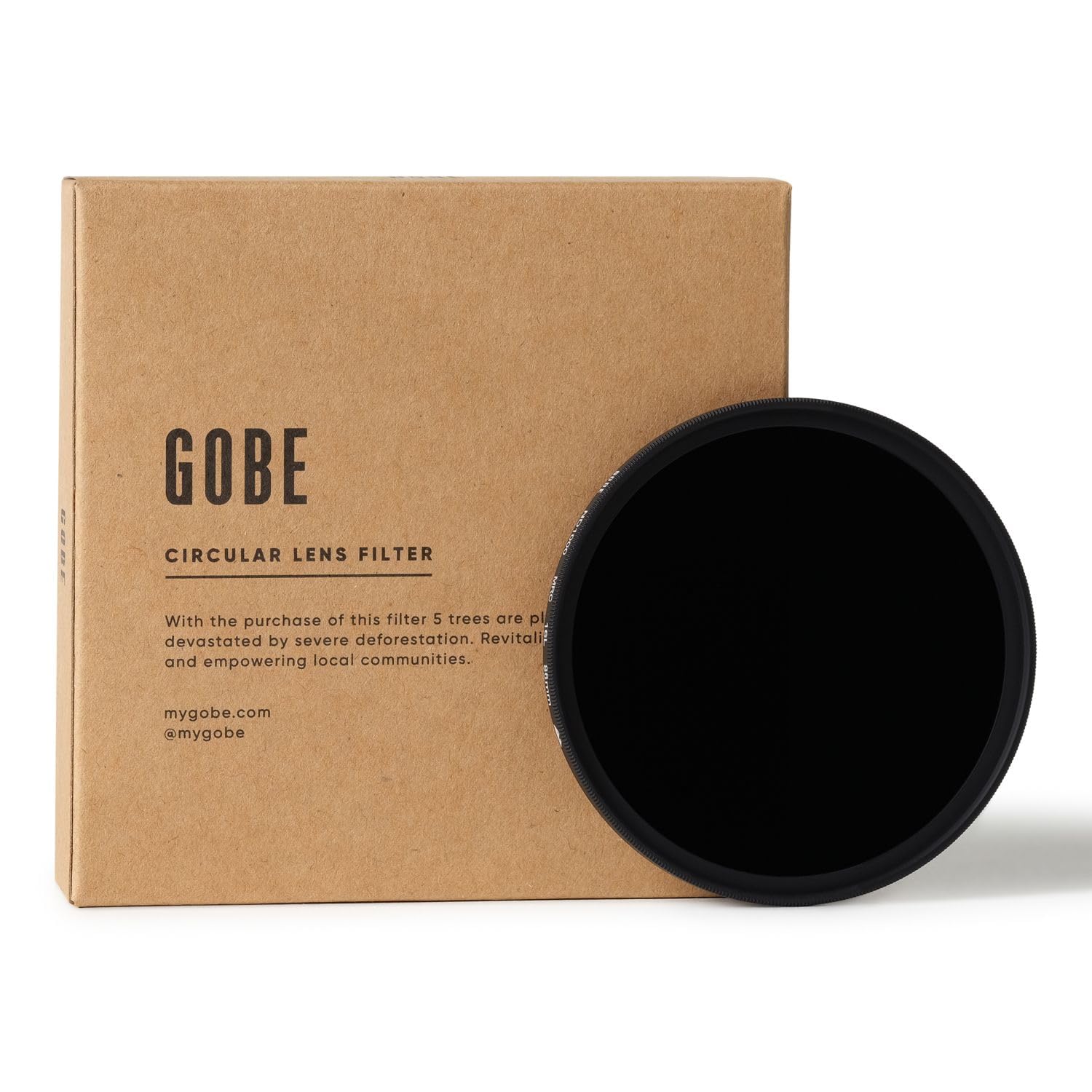 Gobe 86mm ND1000 (10 Stop) ND Lens Filter (2Peak) (1mm thread) Black