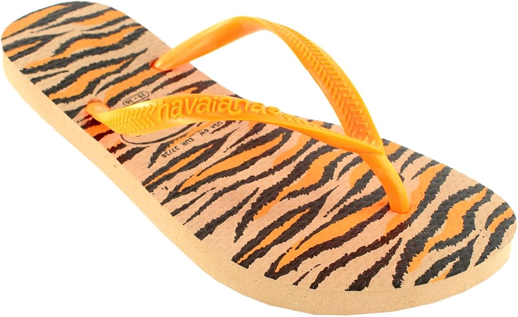 animal flip flops ladies