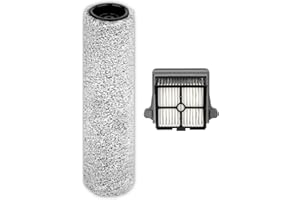 【Version 2, Detachable】(2 Pieces) S7 Pro Brush Rollers and HEPA Filters Compatible With Tineco Floor One S7 Pro, Floor One S6