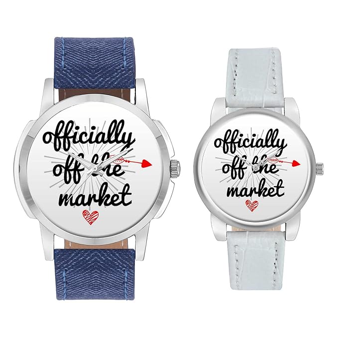Analogue Multicolour Dial Mens and Womens Couple Wrist Watch