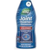 Nature's Way Joint Movement Glucosamine Liquid, Chondroitin, Berry, 16 oz | MSM with Vitamin D3 &amp; Hyaluronic Acid, Fast-Absorbing Liquid, Joint Support Supplement*, Berry Flavored