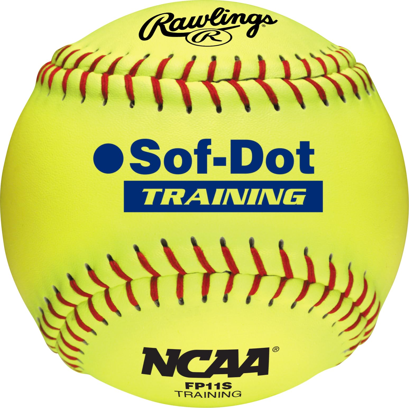 Photo 1 of Rawlings | NCAA Soft Poly-Core Fastpitch Training Softballs | 11" & 12" Options | (Pack of 12)