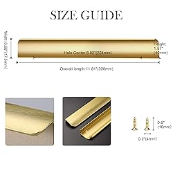 LEAPHZOT 4 Pack 12" (300mm) Overall Length Edge