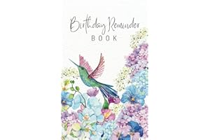 Small Birthday Reminder Calendar Book: Important Dates to Remember Organizer with Monthly Tabs for Recording Anniversaries an