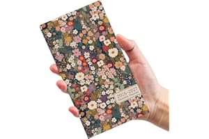 ZOTIA Pocket Calendar 2026-2027 for Purse, Two Year Monthly Planner Pocket Size 6.5" x 3.5", Jan 2026 - Dec 2027 Monthly Planner Small Calendar for School, Work and Home - Garden
