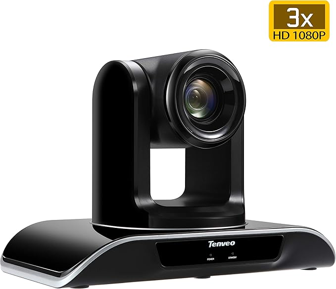 Tenveo 3X Optical Zoom Professional Video Conference Camera, 1080P Full