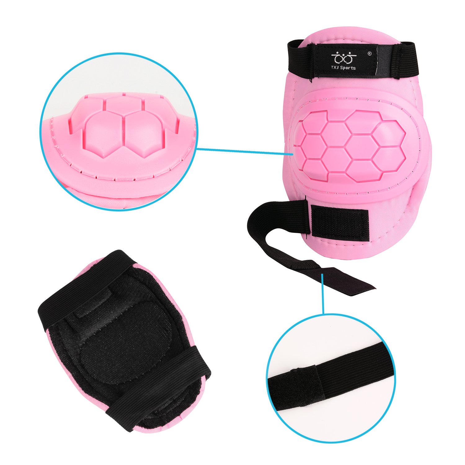 Kids Knee Pads and Elbow Pads Set，Kids Protective Gear Set,Knee Pads Skating Skateboarding BMX Scooter Cycling