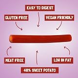 Pawtato Blueberry Vegan Dog Sticks 120g Low Fat Plant-Based Chews view 2