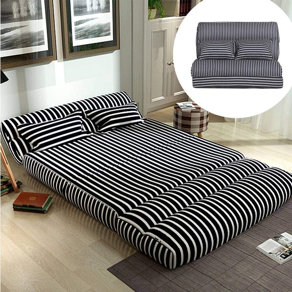 Japanese Folding Futon, Floor Sofa Bed Lazy Sofa for Small Apartment Rental House College Dormitory Game Chair for Kids-60x210cm(24x83inch)