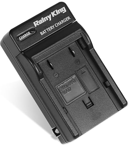 Chargeur USB BN-VF808 Pour Caméras JVC - Compatible GR-D750, GZ-HD300, GZ-MG830 Et Plus - Charge Rapide Et Portable