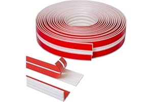 COUKIU Wall Corner Protector, Inside & Outside Self Adhesive Wall Corner Guard&Edge Protector, Flexible Vinyl Corner Moulding Trim Caulk Strip, Peel and Stick Trim for Ceiling, Countertop, White, 20ft