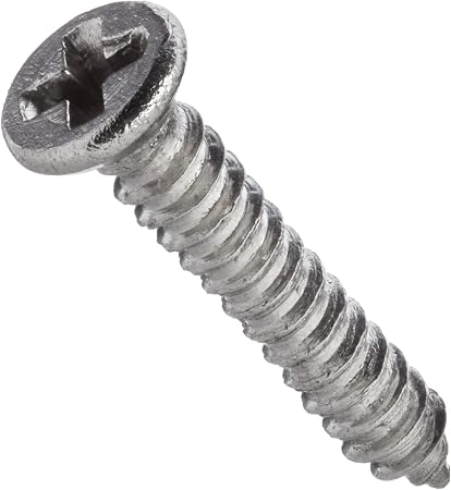 50 Viti Autofilettanti In Acciaio Inox 18-8 &ndash; #6 X 2 Pollici, Testa Pan, Phillips &ndash; Fastenere 4048518