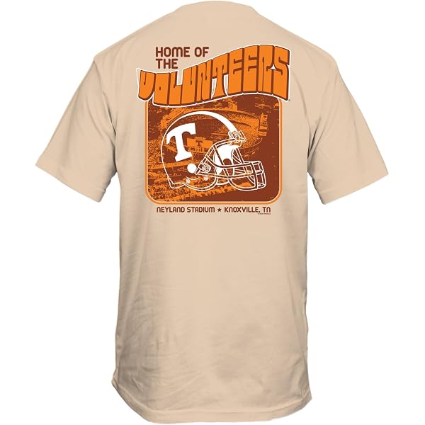 Tennessee Volunteers Football T-Shirt - Game Day Orange Team Color Graphic Tee (Charcoal, Medium)