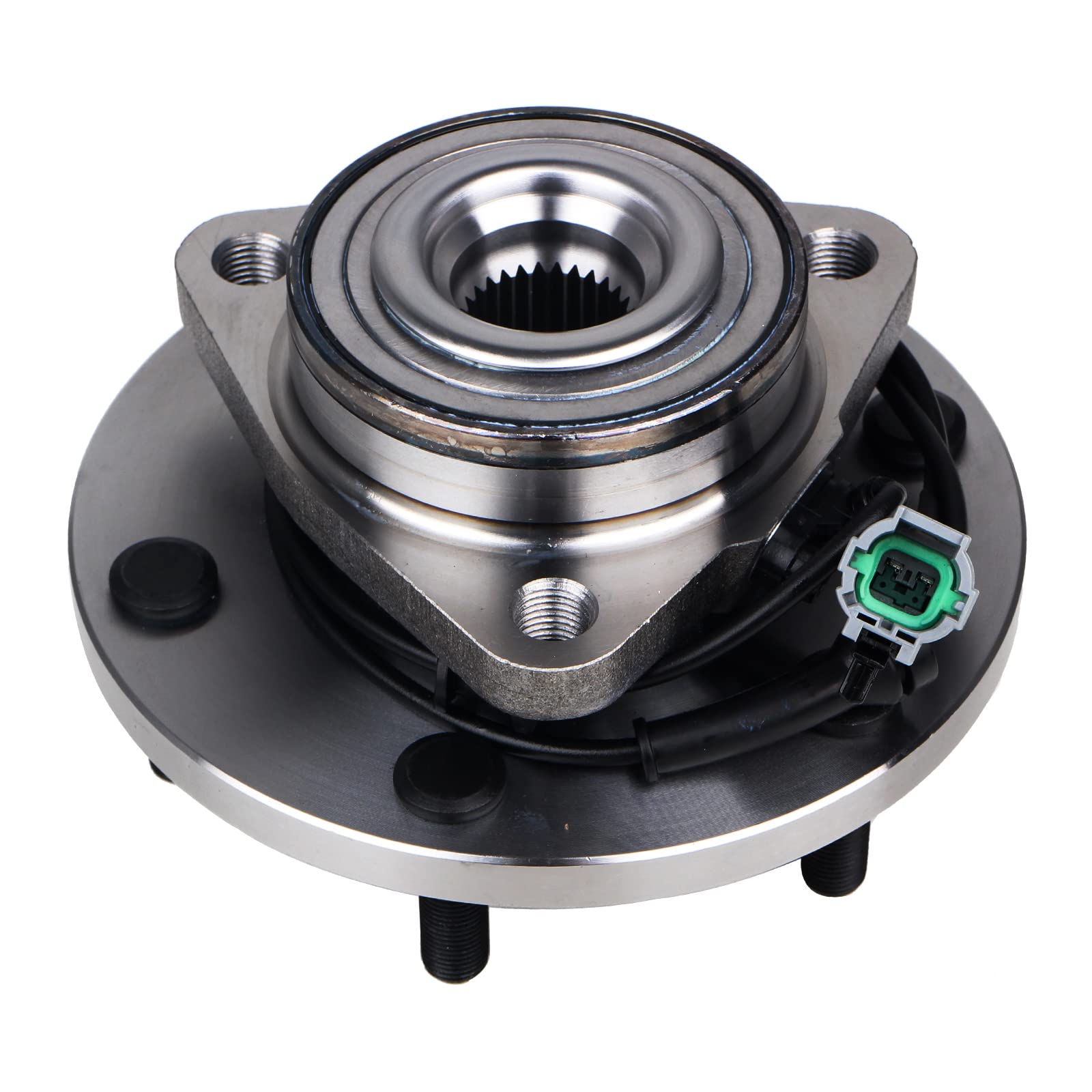 Photo 1 of KUSATEC 515066 Front Wheel Bearing Hub Assembly Compatible with Infiniti QX56 2004 05 06 07, Nissan Armada/Pathfinder/Armada/Titan 2004 05 06 07, 6 Lugs w/ABS