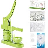 Button Maker Machine 58mm - (3rd Gen) Installation-Free 58mm(2.25in) DIY Pin Badge Button Maker Press Machine Badge Punch Press with Free 100pcs Button Parts&amp;Pictures&amp;Circle Cutter