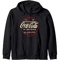 Amazon.com: Coca-Cola 1886 An American Classic Logo Zip Hoodie