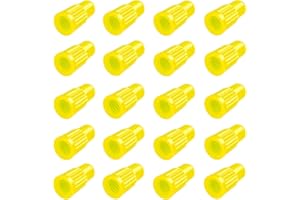 EVOZOOD Yellow Presta Valve caps for Bike Plastic tire Valve caps air Valve stem Covers for Bike Tires Used on Bicycle, MTB Mountain, Road Bike (20 Pack)