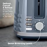 Tower Tower Solitaire Kitchen Set 3KW 1.5L Kettle & 2-Slice Toaster Grey view 4