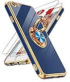LeYi for iPhone 6/6s Case with Tempered Glass