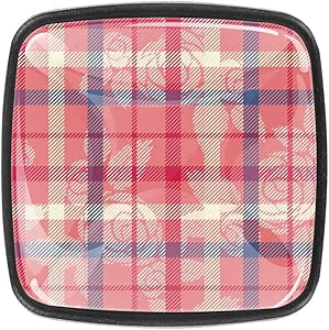 Paquete de 4 perillas de tocador, manijas cuadradas para cajón con