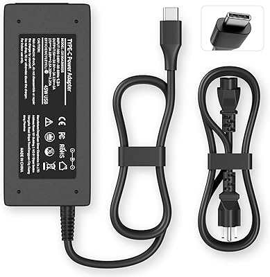 INEXEWOC USB C Laptop Charger 45W Compatible with hp chromebook/Spectre X360, Lenovo ThinkPad/Yoga, Dell Chromebook/Latitude, Acer, Asus, Samsung, Google Series Universal Chromebook Type C Power Cord