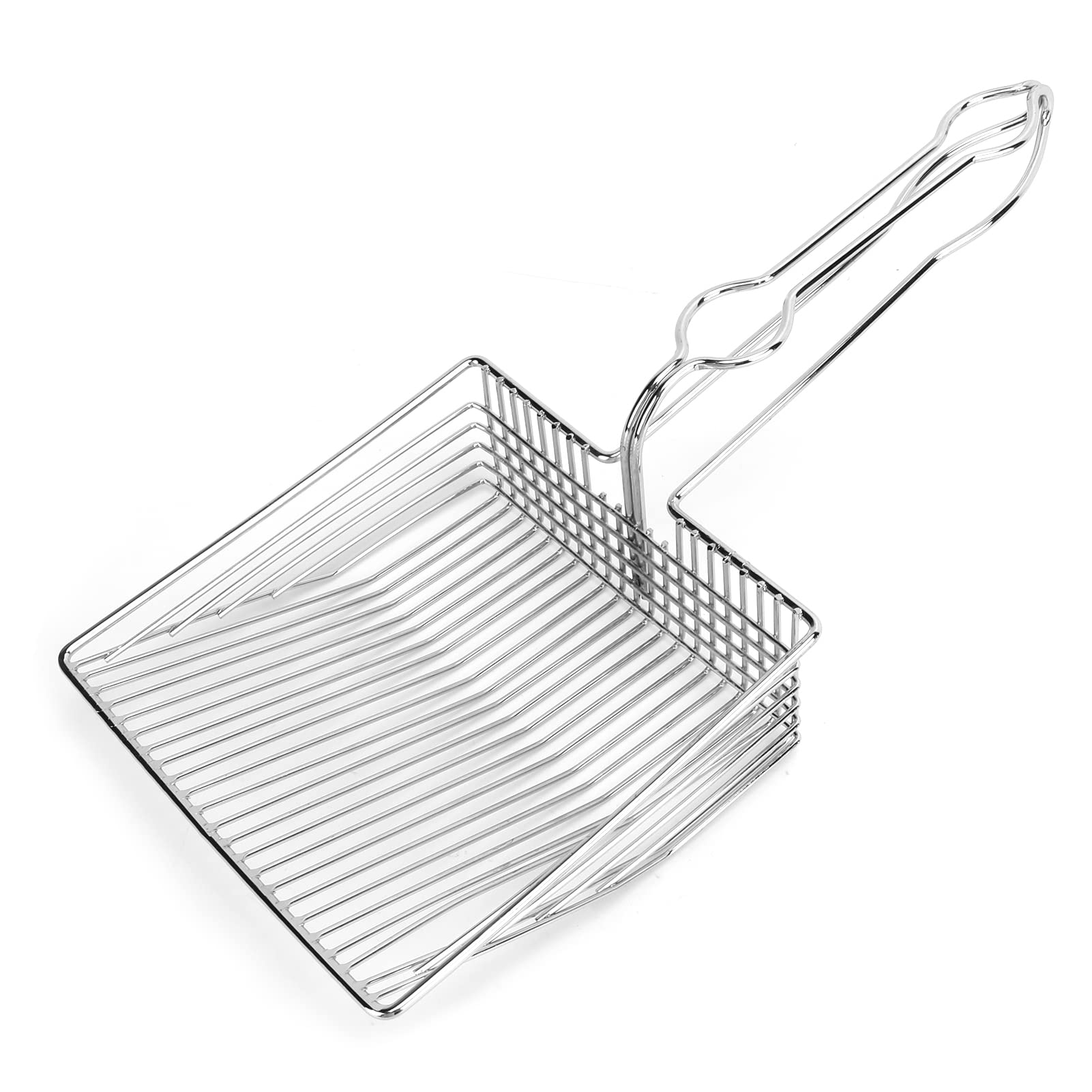 Pet Litter Shovel, Metal Cat Litter Sifter Easy To Hang Hook Design for Small Pet Litter Boxes