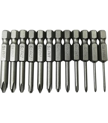 カランビット　27 uxcell TA18/20/23/25/27/30 Triangle Screwdriver Bit Set, 1/4