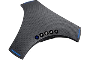 TOALLIN S68 Speakerphone, Wireless Conference Microphones with Speaker, 360° Omnidirectional Voice Pickup, Bluetooth & USB Computer Speaker and Noise-Reduction Mics for Business Meetings