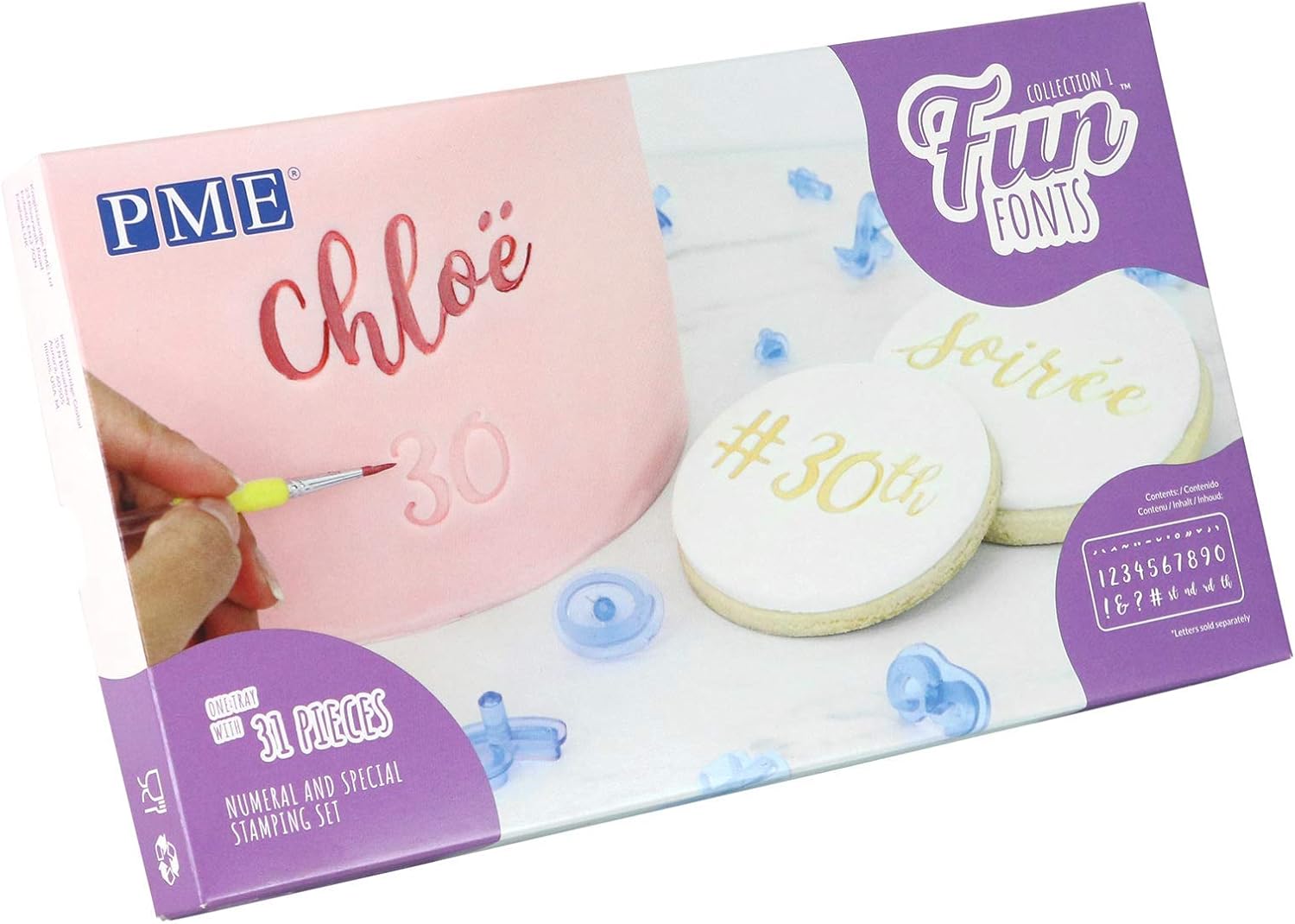 PME Fun Fonts-Numbers and Special Characters Set of 31, Collection 1, Numbers & Special, Numbers & Special Characters - Image 3