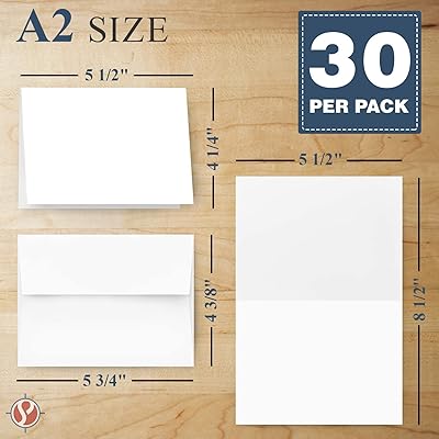 Buy Greeting Cards Set 4 25 X 5 5 Blank White Cardstock And Envelopes Perfect For Business Invitations Bridal Shower Birthday Interoffice Holiday Cards Weddings And All Occasion Bulk Set Of 30 Online In Kazakhstan B00os2yl9c