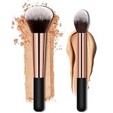 Makeup Brushes, Large Powder Brush &amp; Foundation Brush Flawless Finish | for Highlighter, Loose Powder, Blush, Cream, Contour, Concealer, Blending Liquid, Cruelty-Free