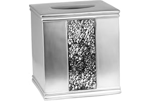 Popular Bath Silver Sinatra, Tissue Box