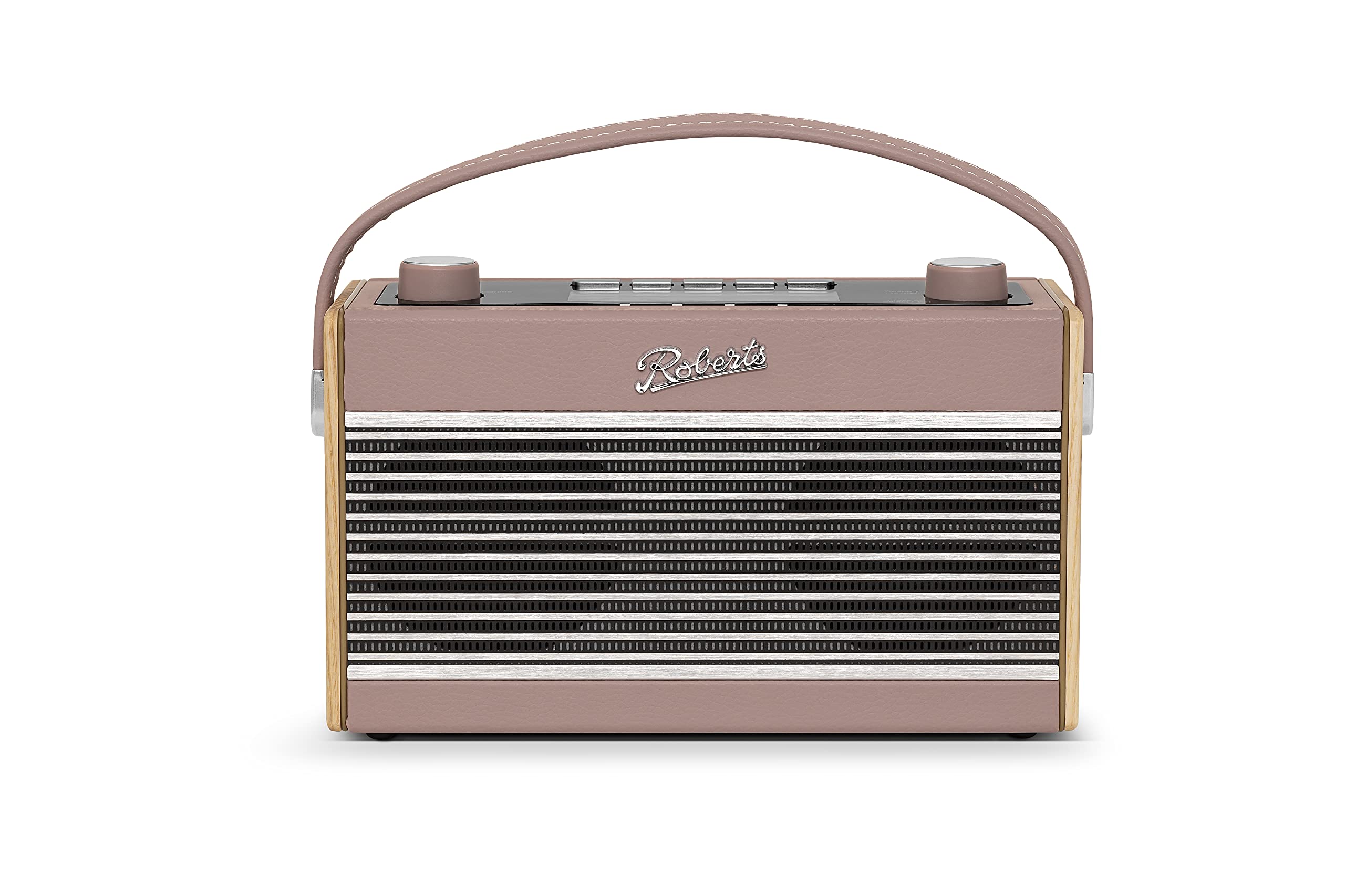 Roberts RAMBLER FM, DAB, DAB+ Stereo Digital Radio with Bluetooth - Dusky Pink