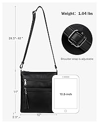 MASINTOR Crossbody Purses for Women, Multi Pocket