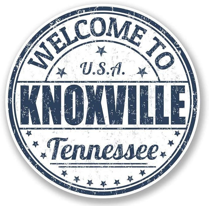 Knoxville Tennessee USA Vinyl Sticker Decal Laptop Car