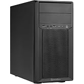 Silverstone Technology FARA 313 Compact Micro-ATX Tower Chassis with Excellent Drive Compatibility and Dual USB 3.0 Ports, SST-FA313-B