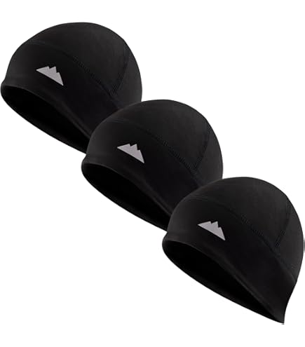 Paquete De 4 Gorras De Ciclismo Con Calavera, Forro De Casco, Gorras De Enfriamiento Que Absorben El Sudor, Gorras De Quimioterapia, Gorro De Ajuste Seco, Sombrero Deportivo Para Correr, Para Hombres