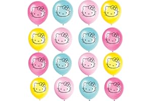 Hello Kitty Birthday Party Supplies Decorations - 16 Balloons (12" Latex) | Hello Kitty Party Supplies