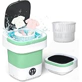 20L Portable Washing Machine, Foldable Mini Washer and Spin Dryer Combo with 3 Wash Modes, Deep Cleaning Compact Laundry Mach